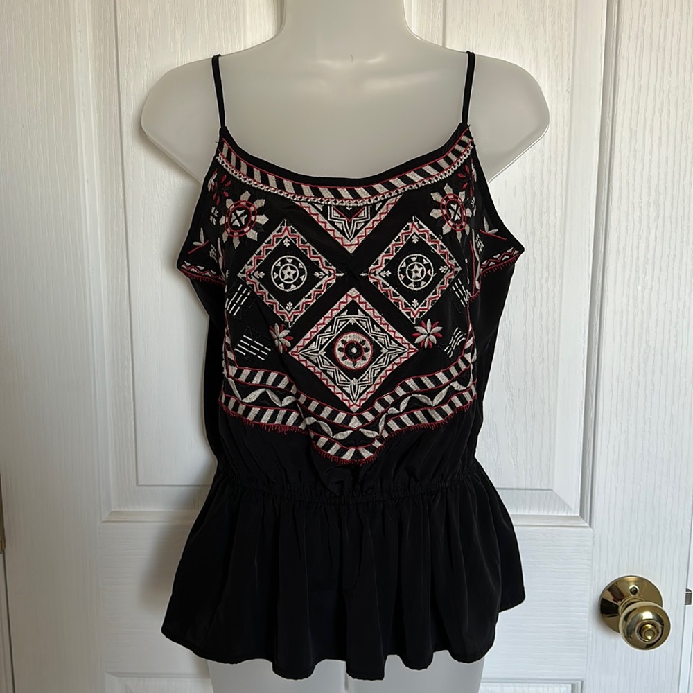Abercrombie & Fitch Embroidered Tank